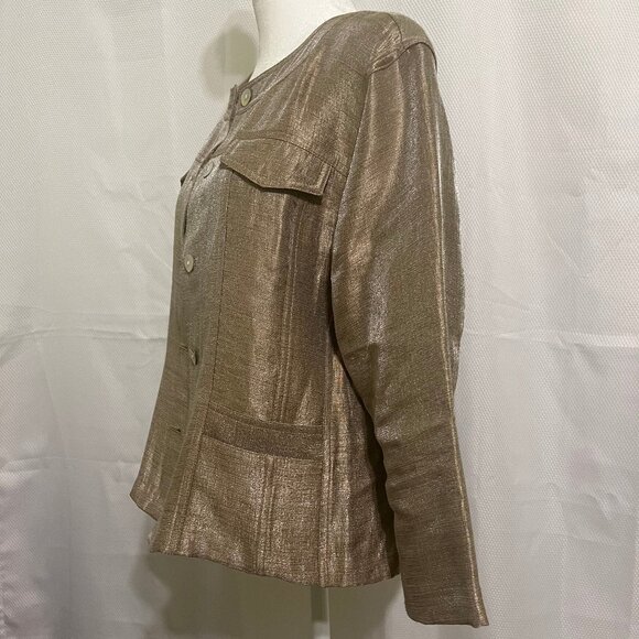 Ruby Rd Metallic Women's Jacket - Picture 2 of 12